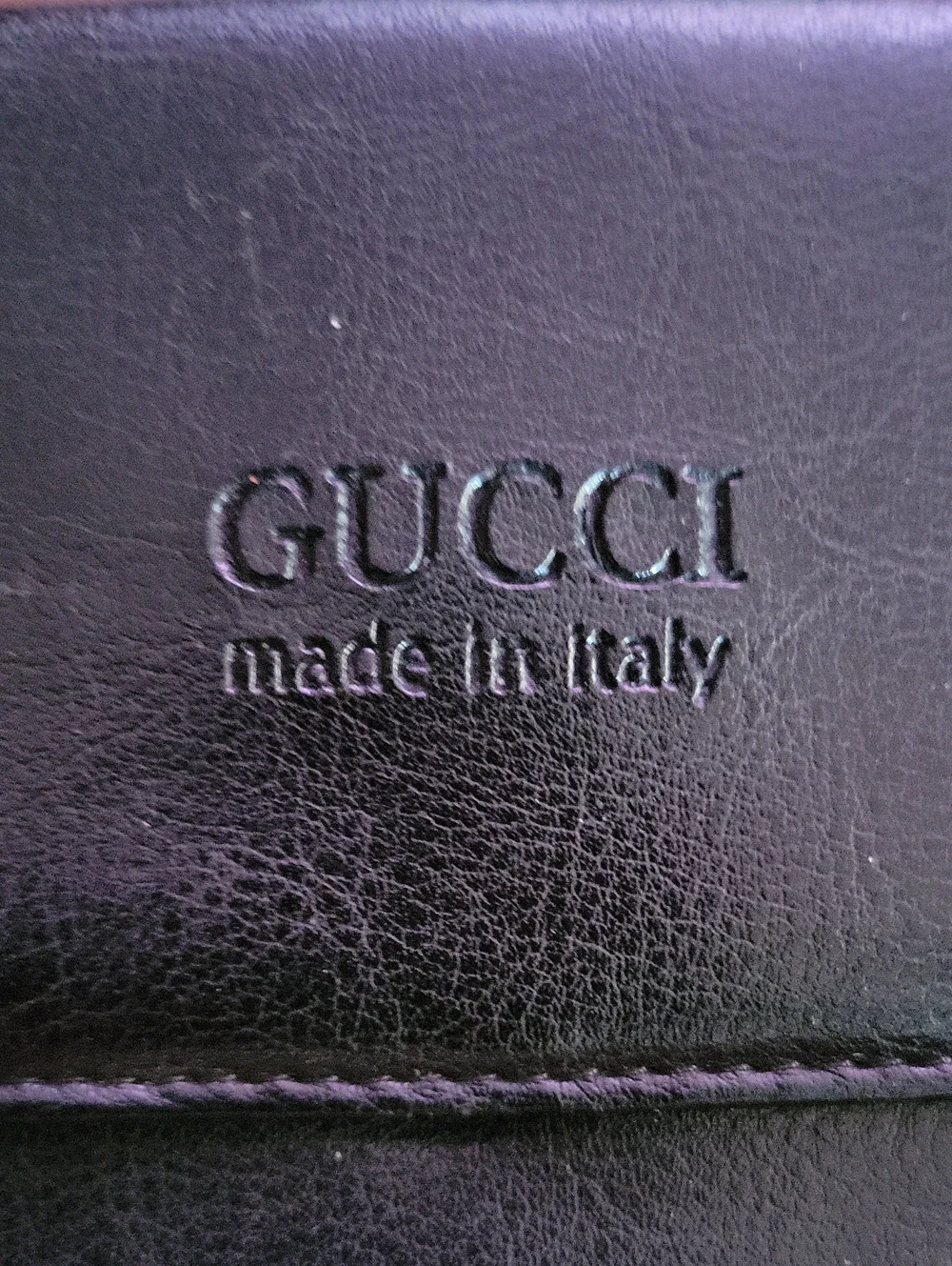 Gucci Black Calfskin Long Leather Wallet